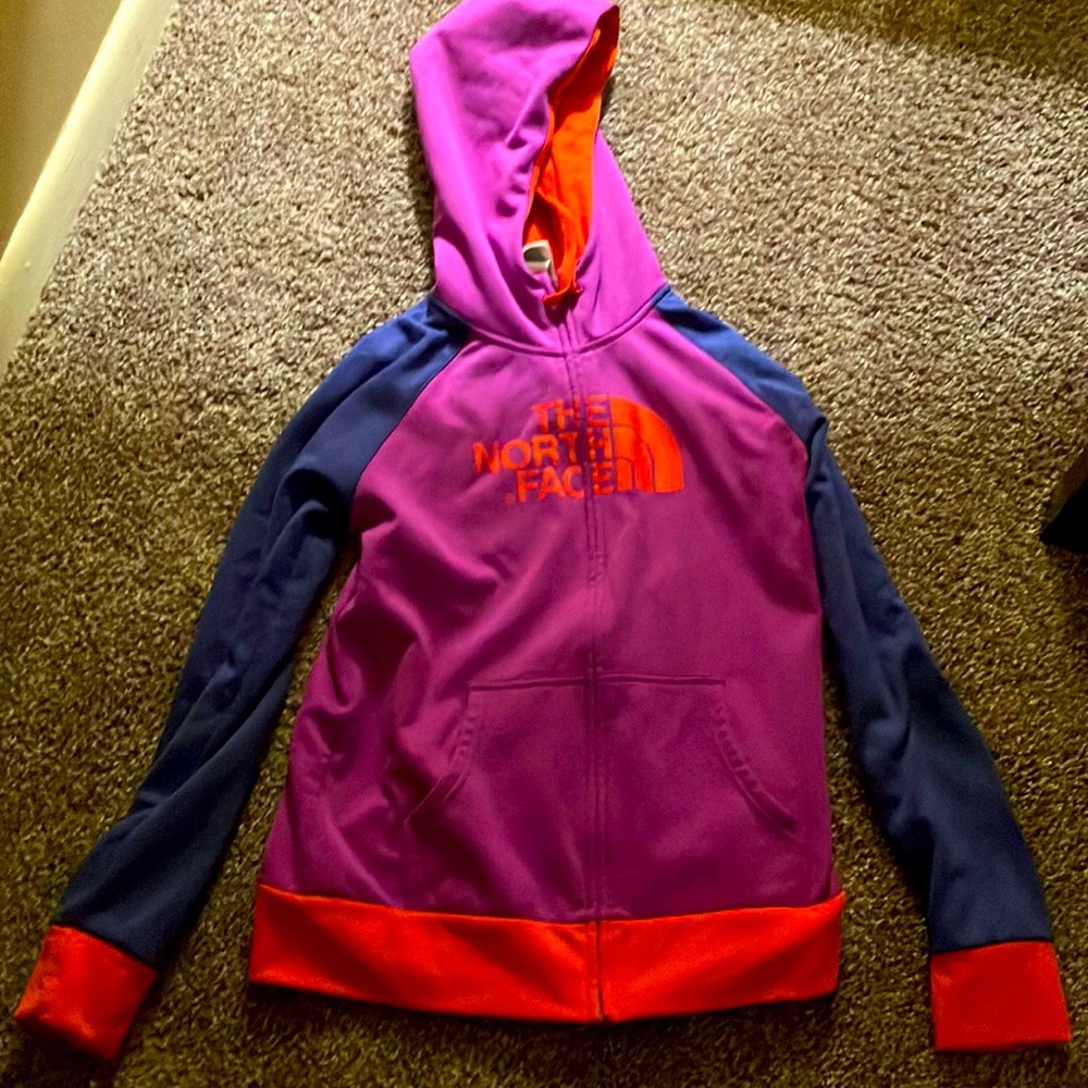 The North Face Size - multi colored hoodie